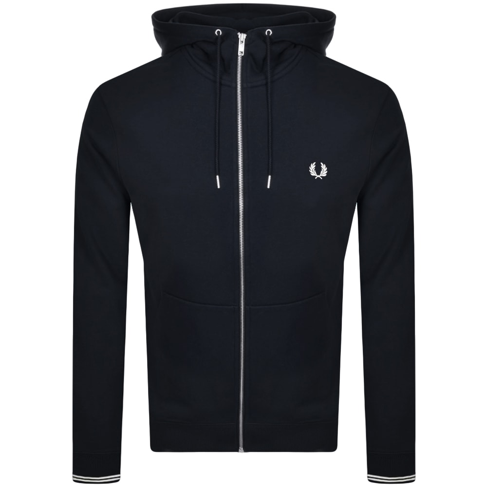 Alternative Image for ProductFred Perry Full Zip Hoodie Navy1
